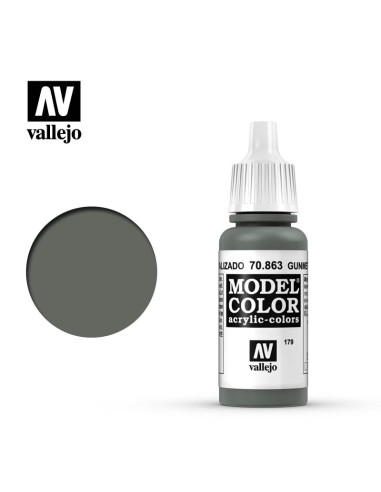 Vallejo Model Color 17 ml: gris metalizado