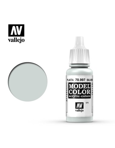 Vallejo Model Color 17 ml: plata