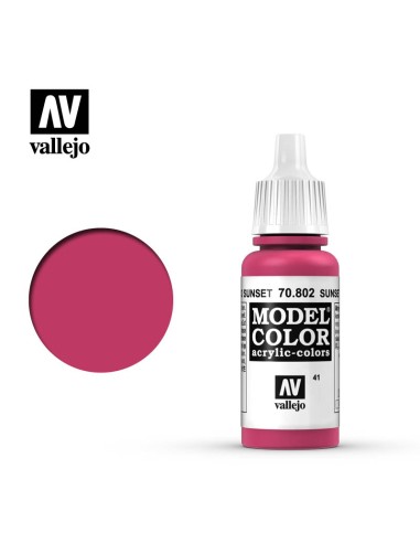 Vallejo Model Color 17 ml: Rojo sunset