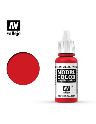 Vallejo Model Color 17 ml: Bermellón