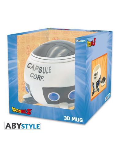 Dragon Ball Taza 3D Capsule Corp Nave