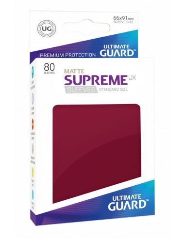 Fundas Supreme UX Mate Color Borgoña (80 unidades)