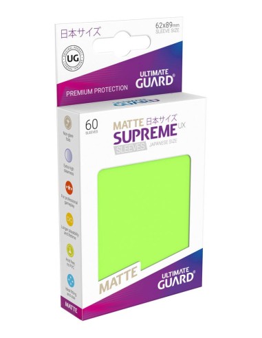 Fundas Supreme Japonés UX Mate Color Verde Claro (60 unidade