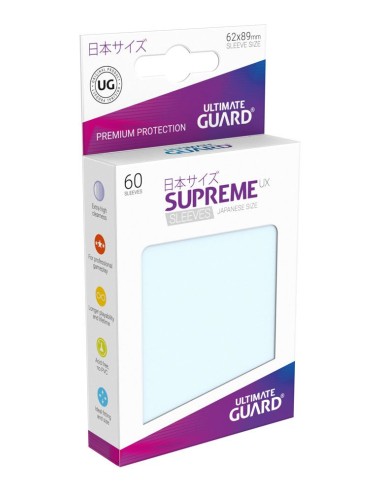 Fundas Supreme Japonés UX Color Transparente (60 unidades)