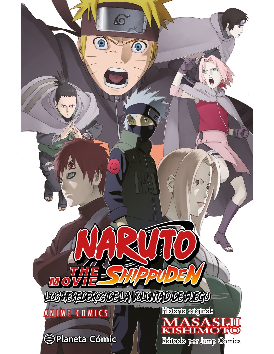 Naruto Shippuden Anime Comic Los Herederos de la Voluntad de