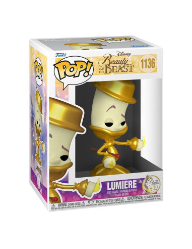 Figura POP Disney La Bella y la Bestia Lumiere