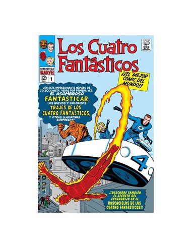 BIBLIOTECA MARVEL 001. LOS 4 FANTÁSTICOS 1. 1961-62: FANTASTIC FOUR 1-6 USA