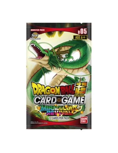 Dragon Ball Super TCG Miraculous Revival: Sobre de cartas (12 cartas)