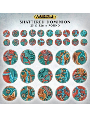 Warhammer Age of Sigmar Shattered Dominion: 25 & 32mm round