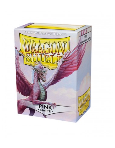 Fundas Standard Matte Rosa (100 fundas) Dragon Shield.