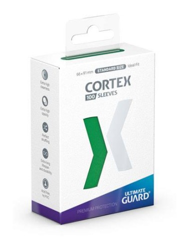 Ultimate Guard Cortex Sleeves Tamaño Estándar Verde (100)