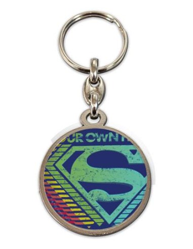 DC Comics Llavero metálico Superman Logo 7 cm