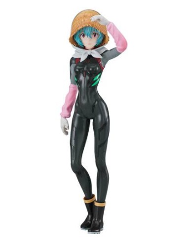 Rebuild of Evangelion Estatua PVC Pop Up Parade Rei Ayanami Tentative Name Farming Ver. 17 cm