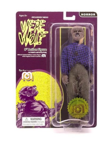 Mego Horror Figura Werewolf (Flocked) 20 cm