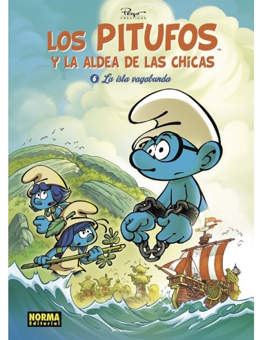 LOS PITUFOS Y LA ALDEA DE LAS CHICAS 6. LA ISLA VAGABUNDA