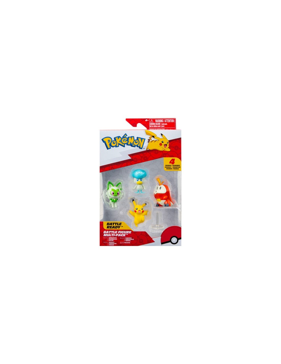 Pokémon Gen IX - Pack 4 figurines Battle Figure Set - Figurines - LDLC