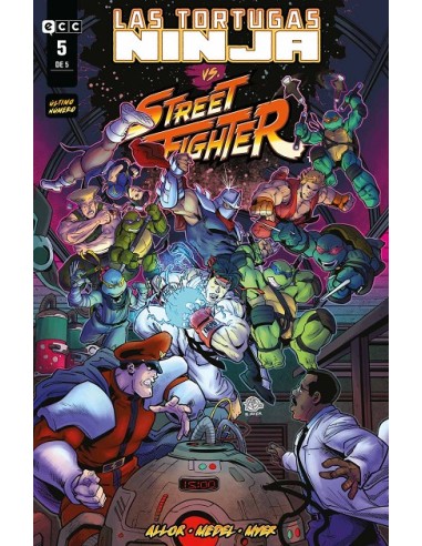 Las Tortugas Ninja vs. Street Fighter núm. 5 de 5