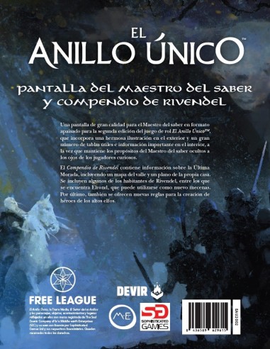 El Anillo único 2ª ed.: Pantalla + Compendio de Rivendel