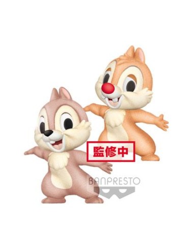 Disney Pack de 2 Minifiguras Fluffy Puffy Chip 'n Dale 7 cm