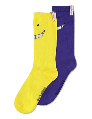 Assassination Classroom Pack de 2 Pares de Calcetines Koro-Sensei 39-42