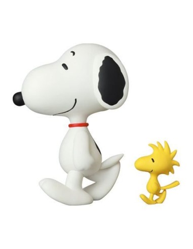 Peanuts VCD Vinyl Figuras Snoopy & Woodstock 1997 Ver. 7 - 16 cm