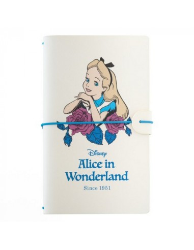 Cuaderno de viaje con tapa blanda de poliuretano Alice in Wonderland