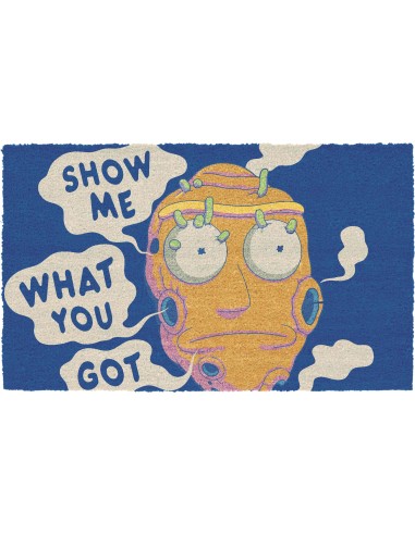 Felpudo 60x40 "Show me what you got" Rick y Morty