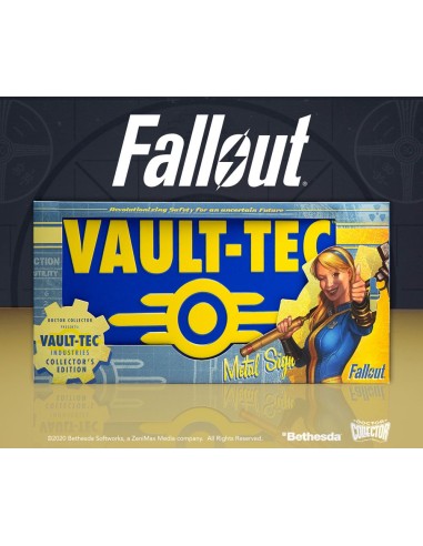 VAULT-TEC REPLICA MATRICULA 30X15 CM FALLOUT