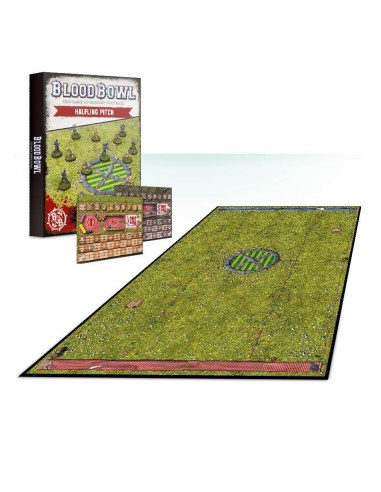 Blood Bowl: Halfling Team Pitch & Dugouts