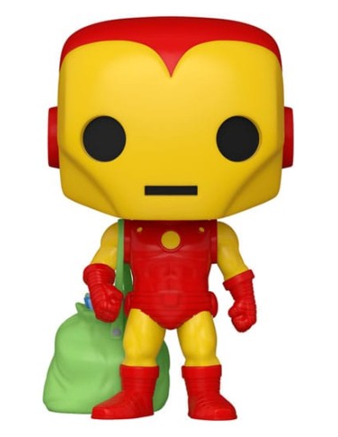 Marvel Holiday Figura POP! Marvel Vinyl Iron Man w/Bag 9 cm