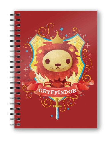 LIBRETA ESPIRAL GRYFFINDOR KIDS HARRY POTTER