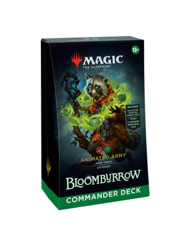 Magic: Bloomburrow Commander deck inglés: animated army