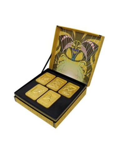 Yu-Gi-Oh! Lingotes Exodia the Forbidden One Limited Edition (bañado en oro)