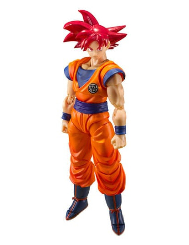 Dragon Ball Super Figura S.H. Figuarts Super Saiyan God Son Goku Saiyan God Instilled with the light of Reighteous Hearts 14 cm