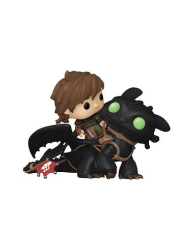 Cómo entrenar a tu dragón POP! Rides Deluxe Vinyl Figura Hiccup w/Toothless 9 cm