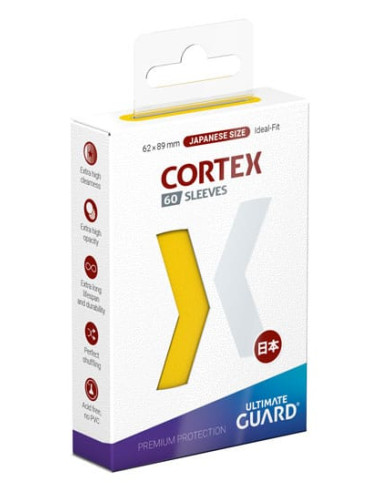 Ultimate Guard Cortex Sleeves Tamaño Japonés Yellow (60)