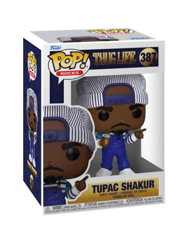 Tupac POP! Rocks Vinyl Figura Tupac 90's 9 cm