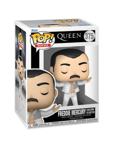 Queen POP! Rocks Vinyl Figura Freddie Mercury (I was born to love you) 9 cm