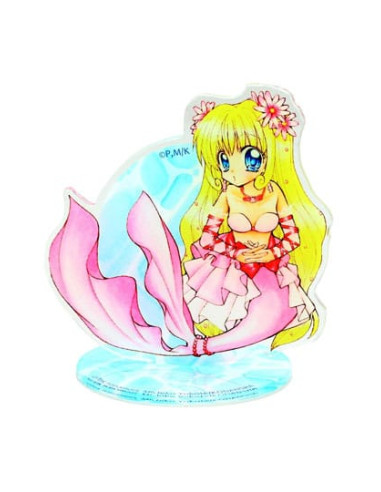 Mermaid Melody: Pichi Pichi Pitch Figura acrilico Luchia Nanami with Flowers 21 cm