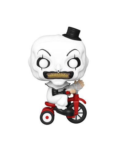 Terrifier POP! Movies Vinyl Figura Art the Clown w/bike 9 cm