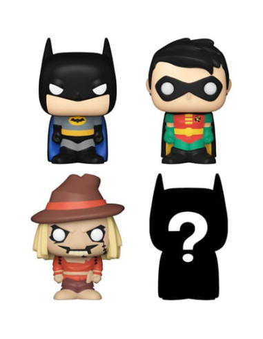 DC Pack de 4 Figuras Bitty POP! Vinyl Batman 2,5 cm