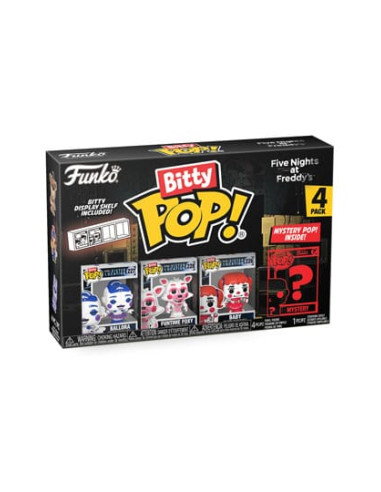 Five Nights at Freddy's Pack de 4 Figuras Bitty POP! Vinyl Ballora 2,5 cm