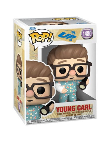 Up! 2 Figura POP! Movies Vinyl Young Carl 9 cm