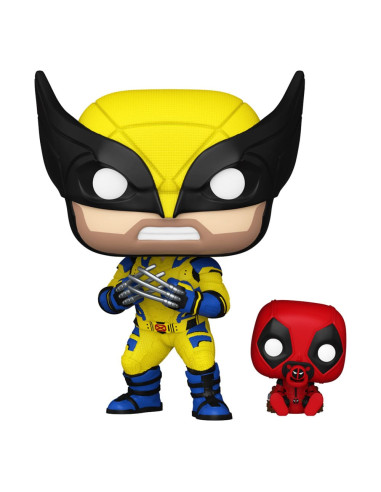 Deadpool 3 Figura POP & Buddy! Vinyl Wolverine w/ Babypool 9 cm