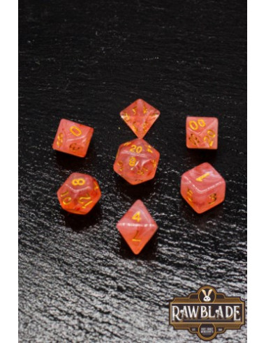 RAWBLADE GEMSTONE SET DADOS AGATE (7)