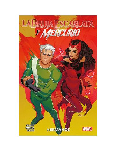 Bruja Escarlata y Mercurio: hermanos