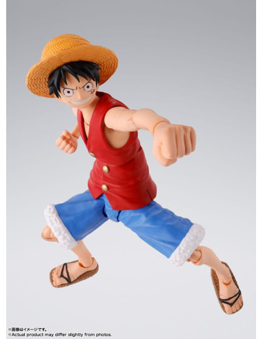 One Piece Figura S.H. Figuarts Monkey D. Luffy Romance Dawn 15 cm