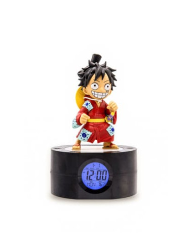 One Piece despertador con luz Ruffy 18 cm