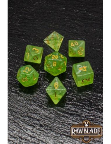 RAWBLADE  SET DADOS GEMSTONE JASPER (7)