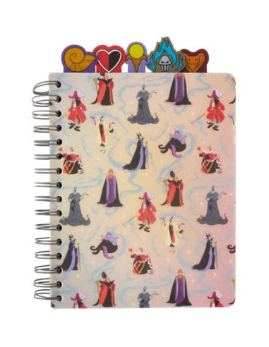 Disney Villains by Loungefly Libreta Tab Journal